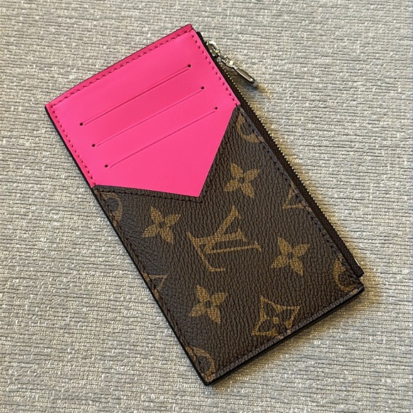 Louis Vuitton Handbags - Louis Vuitton Card Coin Holder Wallet Fuchsia